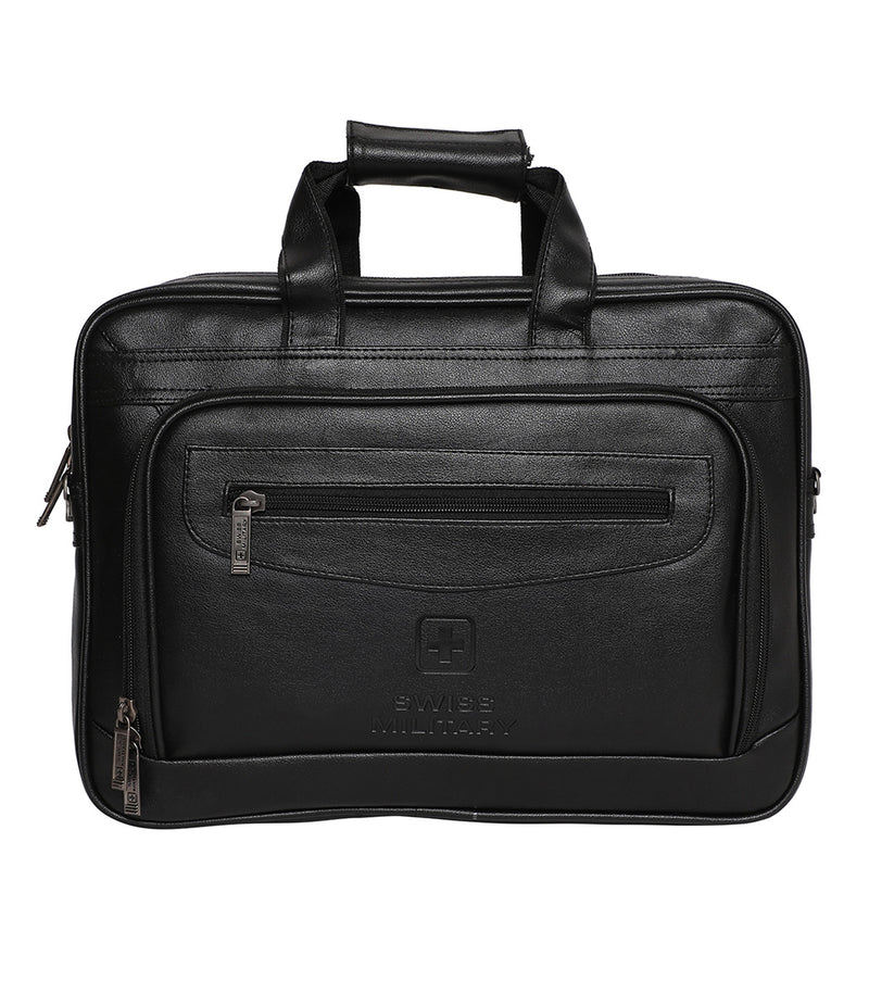Premium Leatherette Laptop Sling Bag-PLB1