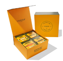 Organic Turmeric Wellness Detox Box - 4 Herbal Teas
