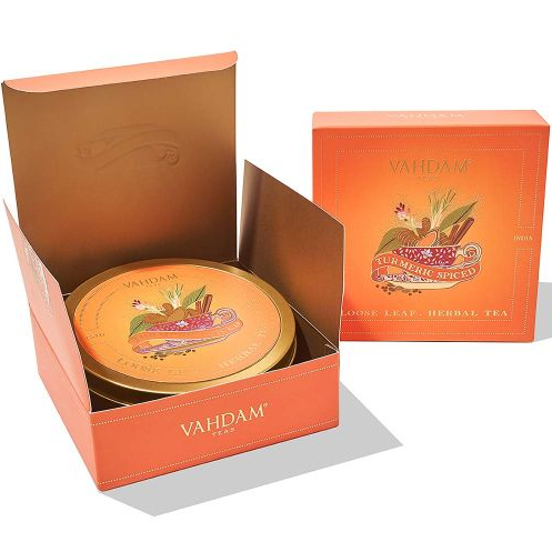 Turmeric Spiced Herbal Gift Set - 1 Tin Caddy