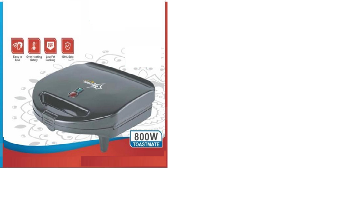 Mr. Cook by United Non-Stick Toaster with Indicator Light