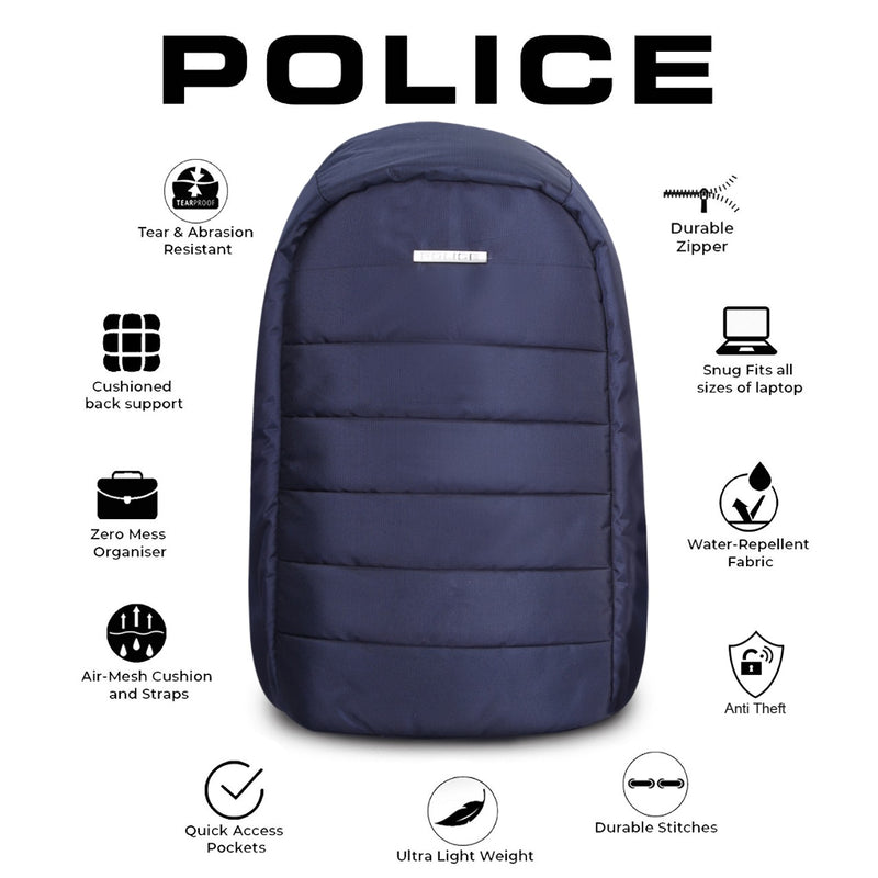 Police Stator Antitheft Backpack