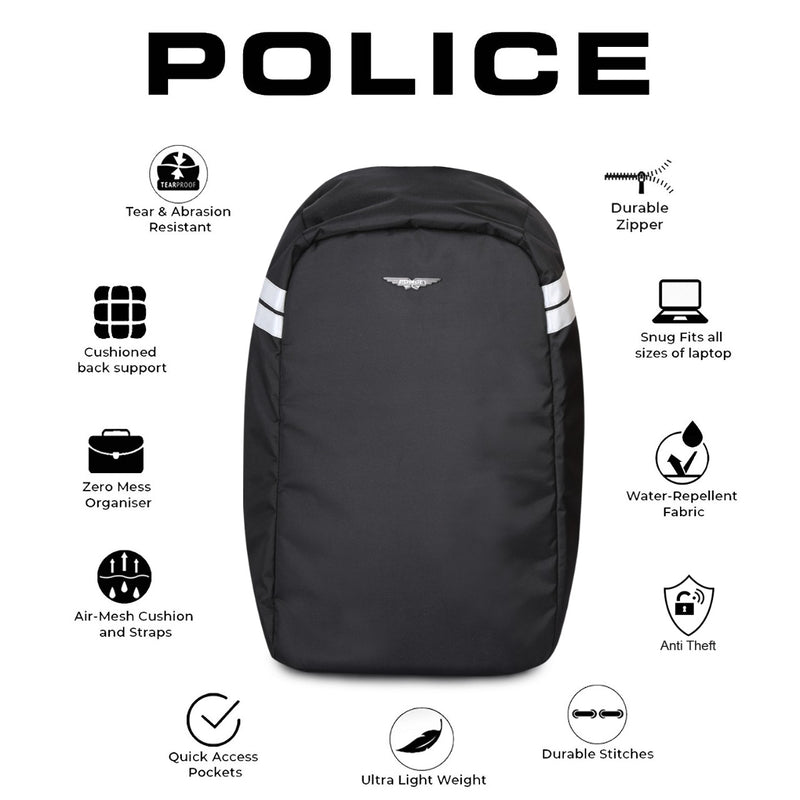 Police rotor antitheft backpack