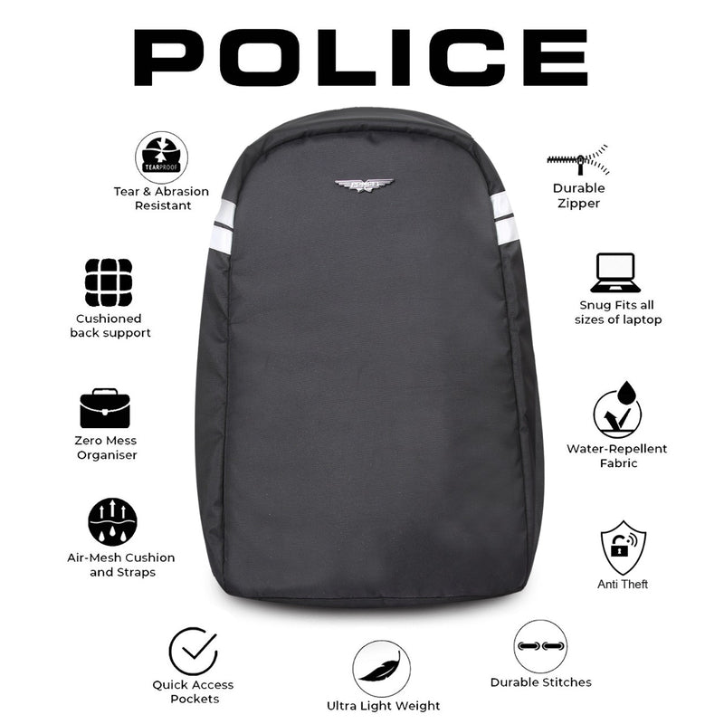 Police rotor antitheft backpack