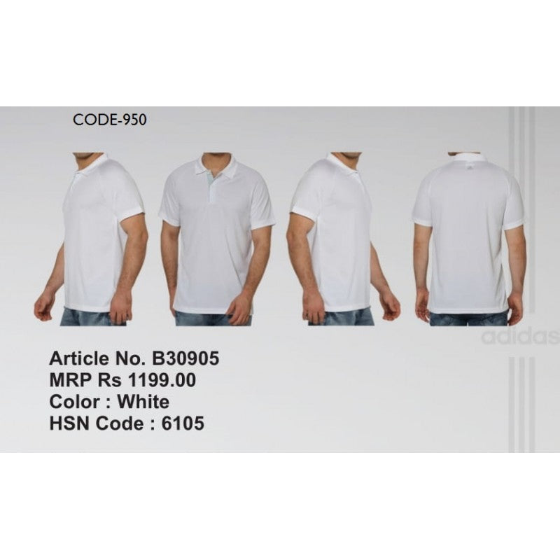 Adidas Tshirt B30905 White Dryfit