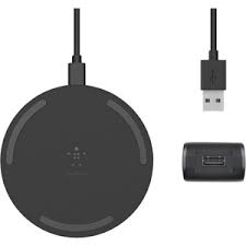 Belkin BoostCharge 15W Fast Wireless Charging Pad, Case Compatible for iPhones,