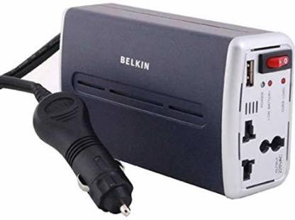 BELKIN AC Anywhere Power Inverter with USB charging - 200W F5L071ak200W Laptop AccessoryÊÊ(Black) F5L071AK200W