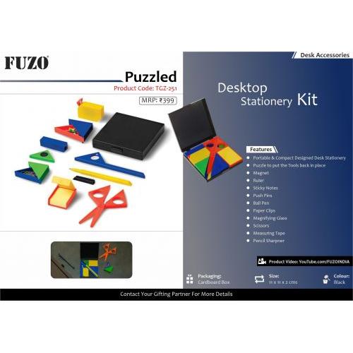 Puzzled -Desktop stationary kit