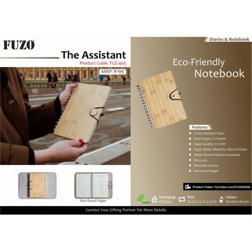 The Assistant - Eco Friendly notebook