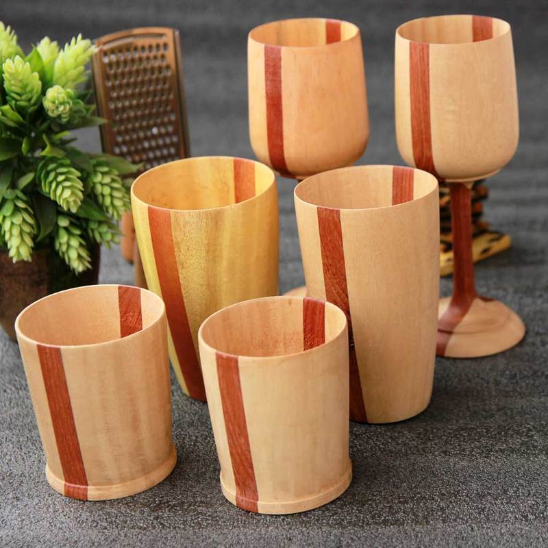 Wooden Glassware and Drinking Glasses