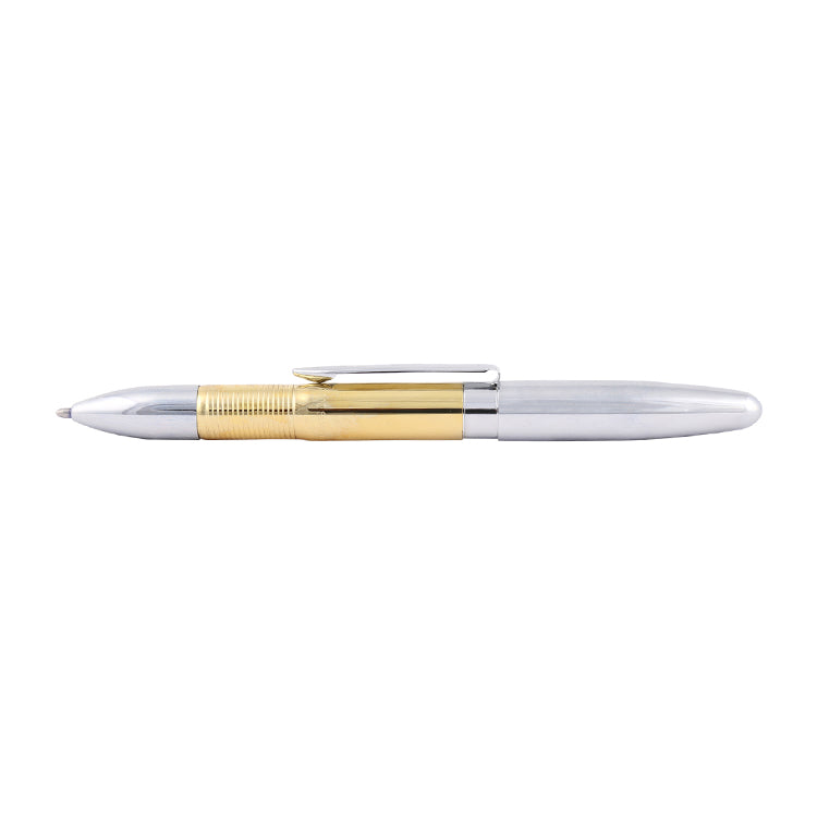 Fisher Space INFGT-1 Infinium Ballpoint Pen With Blue Ink – Gold Titanium Nitride & Chrome